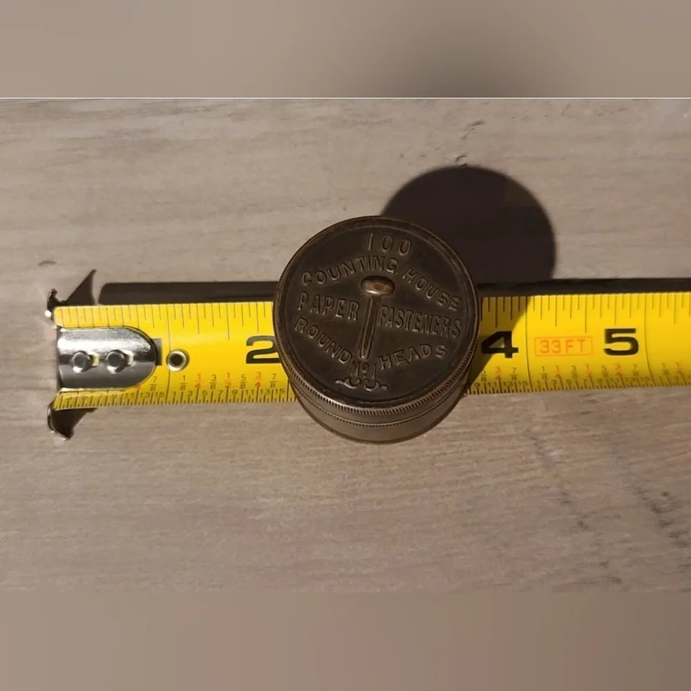 Paper Fasteners 100 Counting House Round Heads No. 1, [ Read Details ]